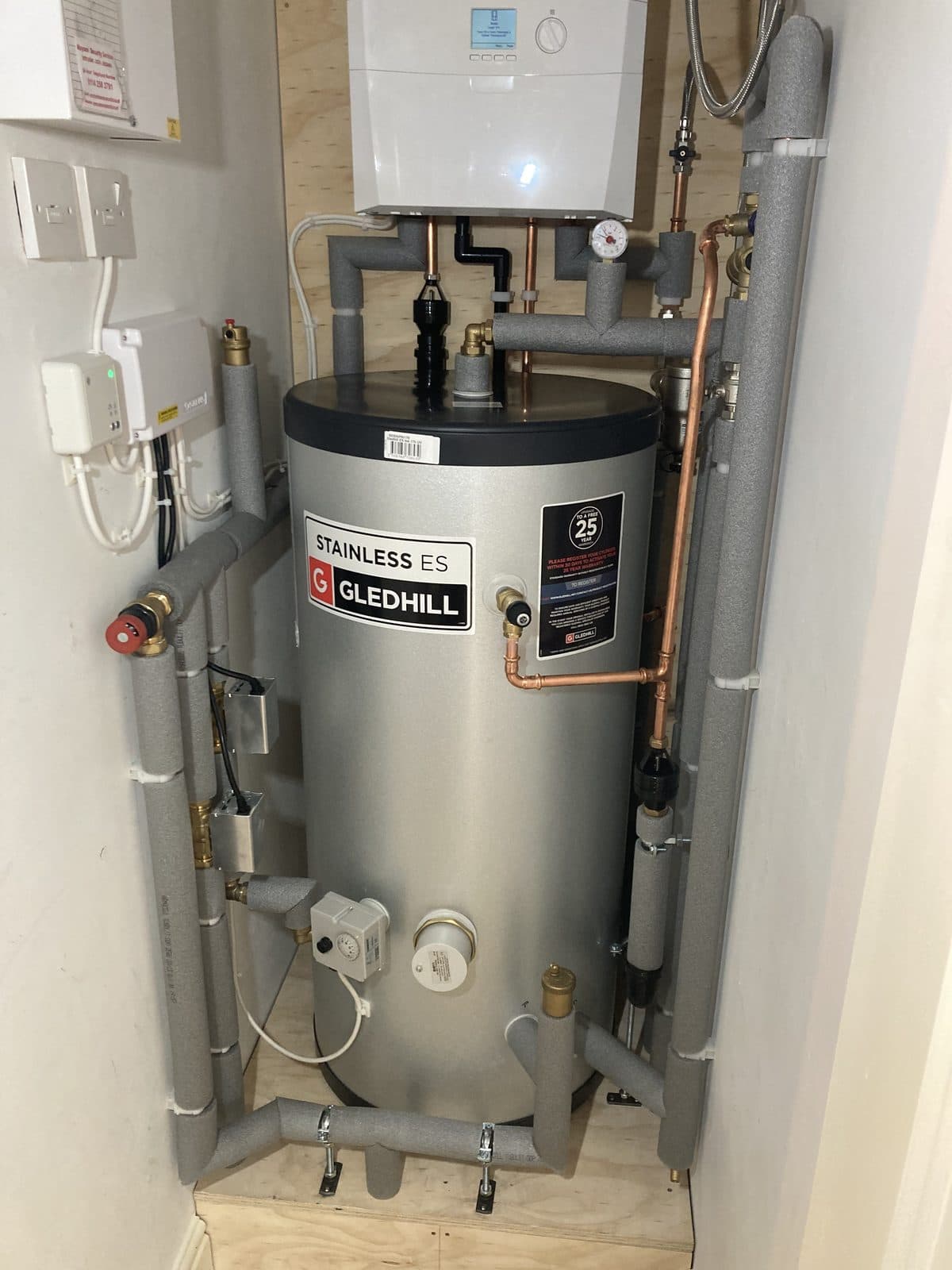 Completed plumbing and heating work — photo 1