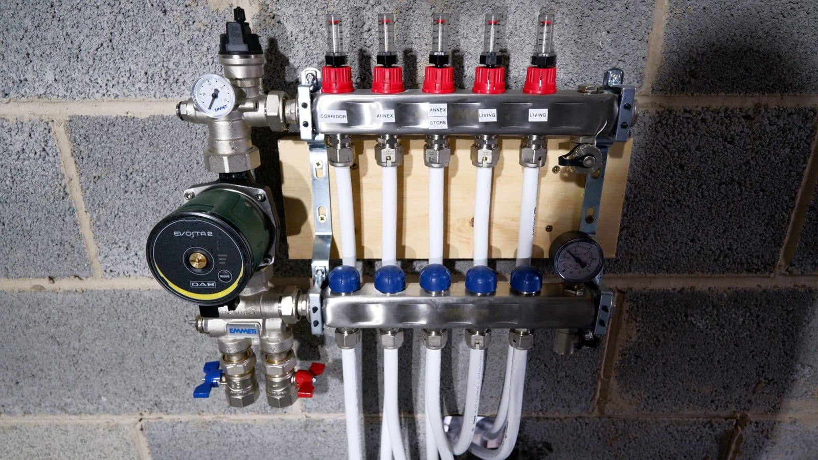 Plumbing and heating work